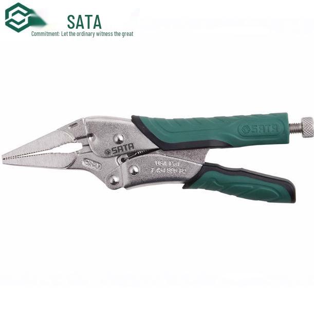 SATA Shida 6-inch & 9-inch Heavy-Duty Needle-Nose Pliers with Cutting Edge and Quick Release (Models 71305-71306) 71305 - Needle-Nose Pliers