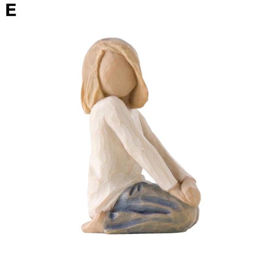 Pryskyřicová rodinná socha Smysluplný bytový dekor Dárek v americkém stylu Pryskyřičná rodinná figurka k výročí narozeniny Vánoce