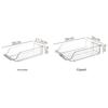 Retractable Plastic Refrigerator Organizer: Stackable Beverage and Food Storage Container