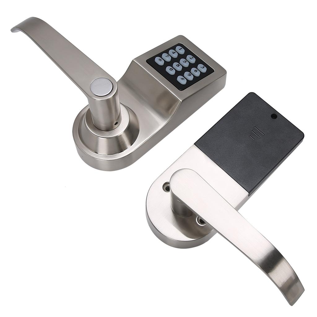 Induction Electronic Password Lock Smart Digital Door Lock with IC Card Codes and Key Unlocking Security Entry