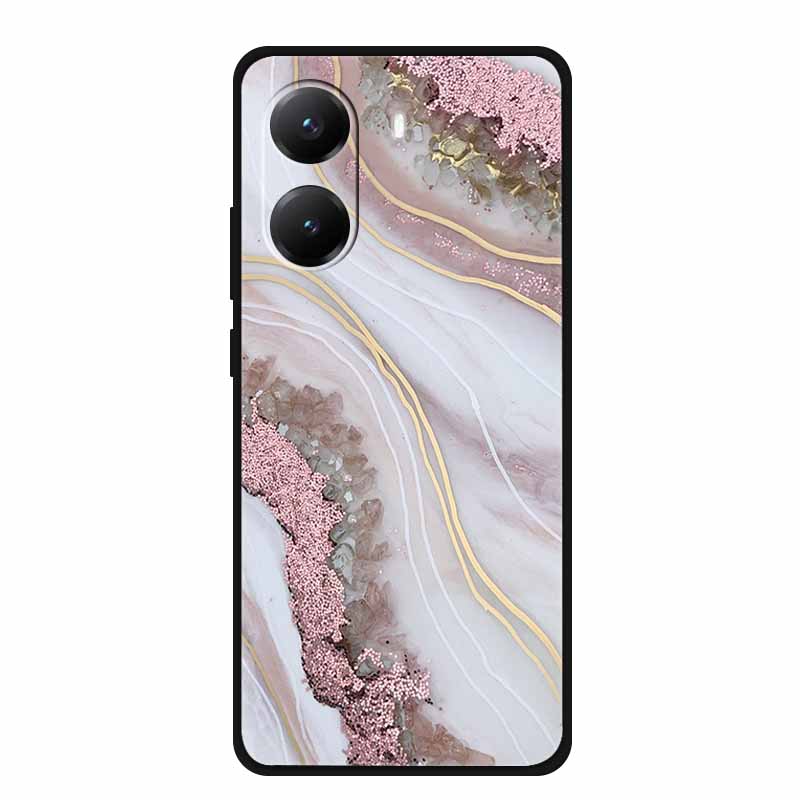 Funda For Poco X7 Pro Cases Marble Painted Silicone Back Cover for Poco X7 Pro Protective Shockproof Cool Capa Poco X7Pro Bumper