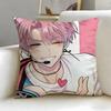 slice anime Tamons BSide Cushion Cover Soft  EasyWash Pillow Case  Versatile for Couch Bed Travel and Office