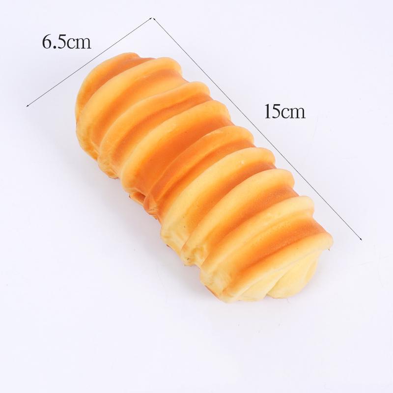 Simulation Soft Twist Croissant Slow Rebound Toy 1Pcs Fake Bread Squeeze Prop for Stress Relief Party Favor Home Decor Gift