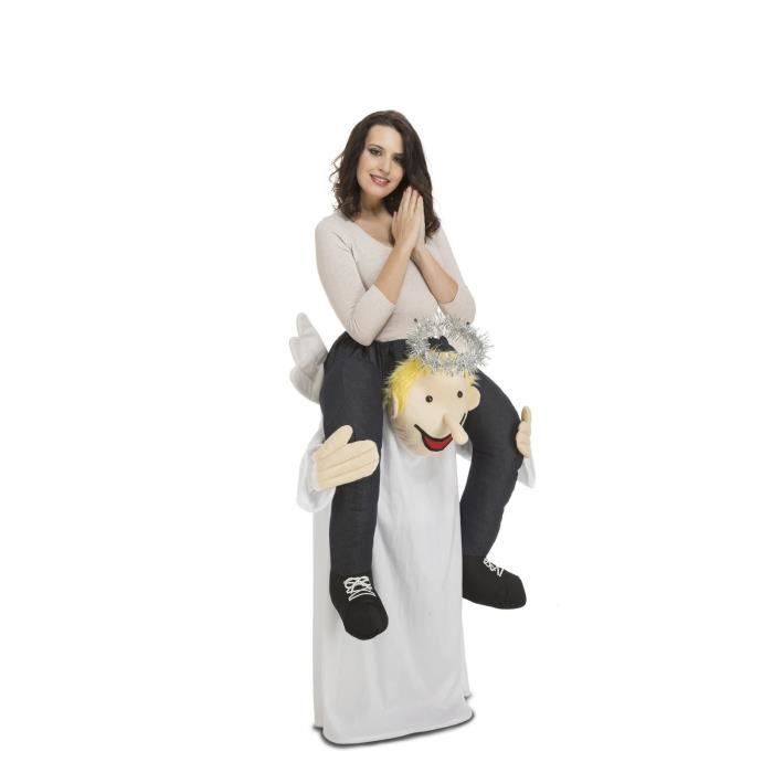 Carry Me Kostüm für Herren/Damen als erwachsener Engel auf dem Rücken