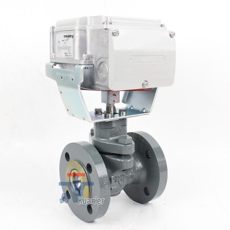 Azbil Japan Electric Proportional-Integral Control Valve, Models vy5157l0022 & vy5157l0041, DN40