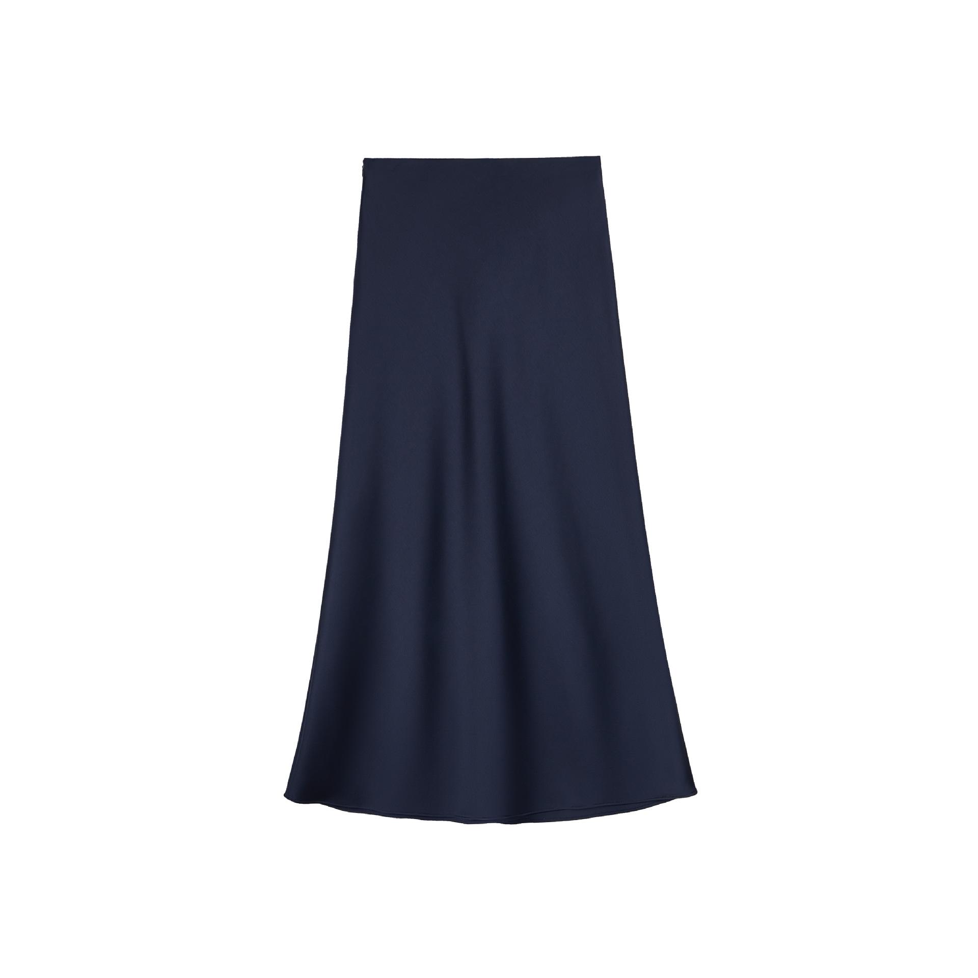 

Юбка-рыбий хвост из атласа с высокой талией – Коллекция Весна/Лето 2025 Large