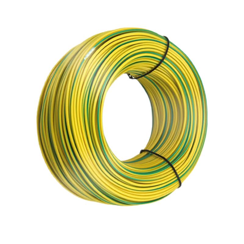 Tiemuyun 1 Sq Mm Yellow-Green Copper Core Grounding Wire