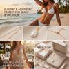 Boho Sexy Multilayer Baroque Imitation Pearl Waist Chain For Women Men Elegant Rhinestone Shell Tassel Belly Chain Body Jewelry