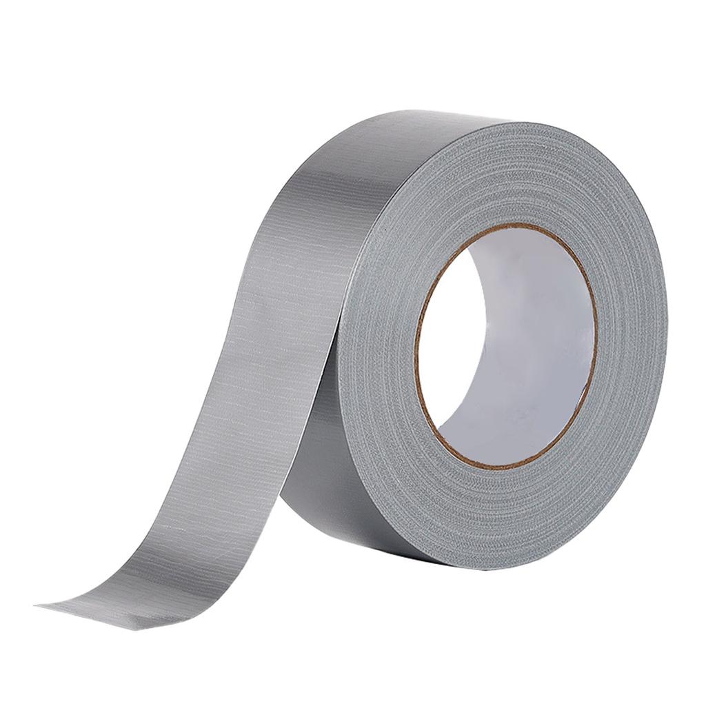 Silver Cloth Duct Tape Heavy Duty Waterproof No Residue Single Sided Adhesive Tape for Pipeline System 10m Length Width