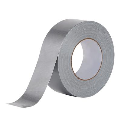 Silver Cloth Duct Tape Heavy Duty Waterproof No Residue Single Sided Adhesive Tape for Pipeline System 10m Length Width