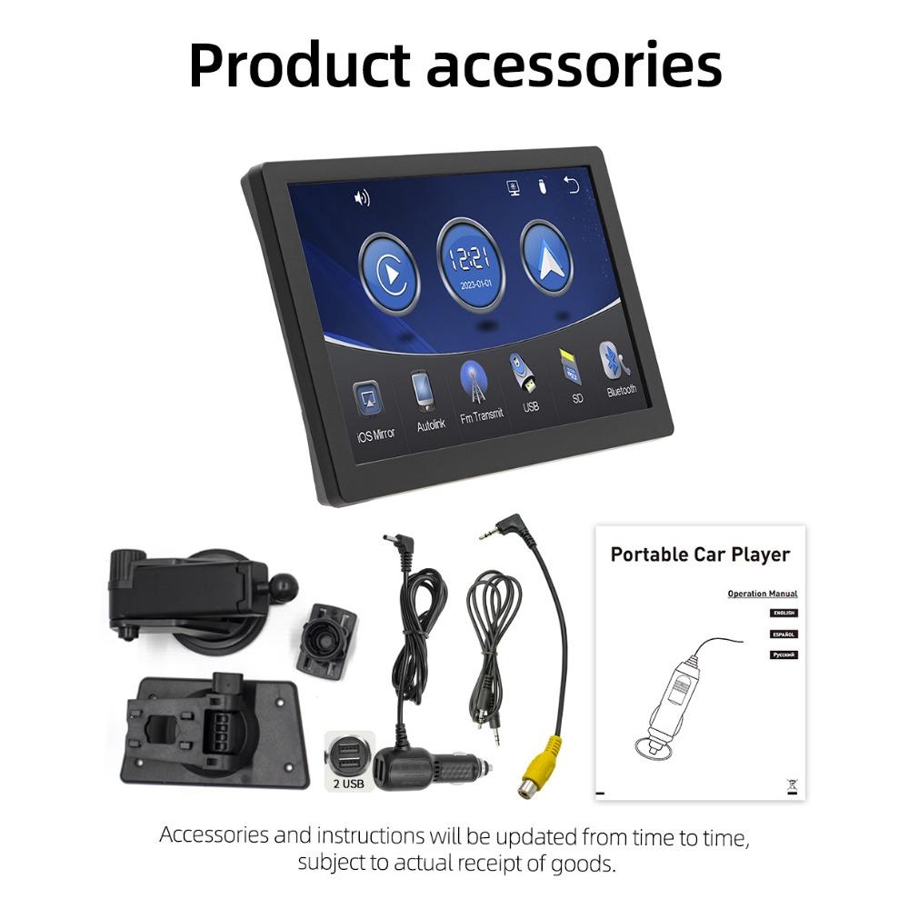 Reakosound 9" Smart Display Wireless CarPlay and Android Auto Smart Screen AI Voice Netflix YouTube Support 2 Easy To Install Brackets