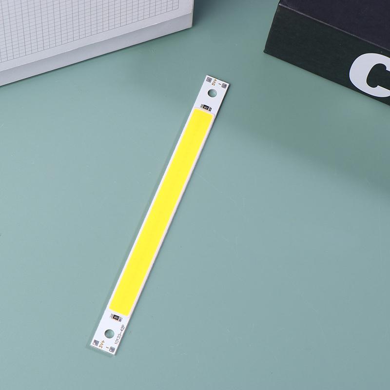 120X10Mm 3V 5V Led Bulb Cob Strip Chip On Board Warm Cold White Blue Red Green 5W Led Lights For Cob Work Lamps Decoration Light