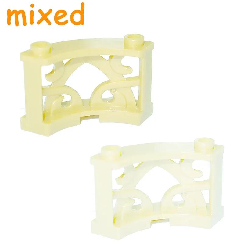 Building Block City Accessories MOC Part Fence Railing Stair Barrier Ladder Guard Bar Castle Garden Farm Military Assemble Brick