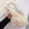 Summer Vacati Handmade Woven Women's Shoulder Bags Fashi Straw Underarm Bag Large Capacity Ladies Handbags