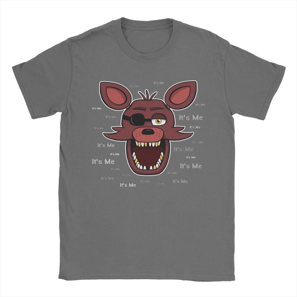Vintage Freddyed Bonnie Game Foxy Its Me TShirts for Men Crew Neck 100 Cotton T Shirt  Short Sleeve Tees Printed Tops