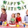 Dinosaur Birthday Banner - Dinosaur Happy Birthday Banner, Dinosaur Theme Birthday Party Decorations