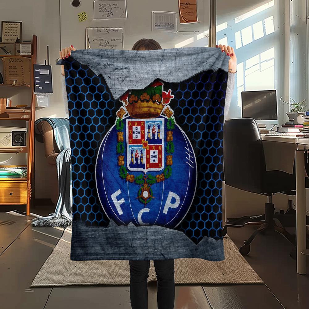 Futebol Clube Do Porto Flannel Blanket, High Quality Comfortable for All Seasons, Home Decor, Warmth and Comfort
