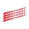 Sport Fashion Vinyl Car Stickers/ Motorcycles - Waterproof  Durable Decals,  Body /Wheel/ Door /Helmet  Handle Decoration