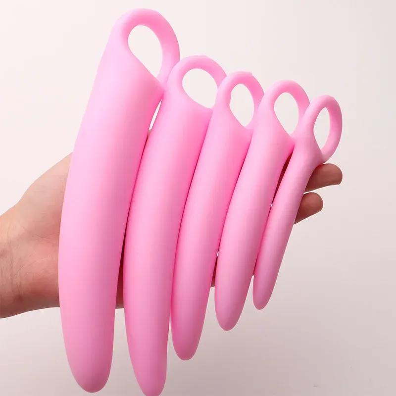 5PCS Dilator Kit  Vaginal Muscle Training Strengthen Rejuvenate Anal Plugs Sexs Toy Pleasure Butt Plug Adult Toys For Men Women