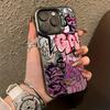Pink Street Graffiti Hip Hop Pattern Design Protective Cover for iPhone 17 16 15 14 13 12 11 16E Series Pro Max Plus