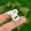 Natural Pyrite Gemstone 925 Sterling Silver Stackable Ring Size 8.75 For Women