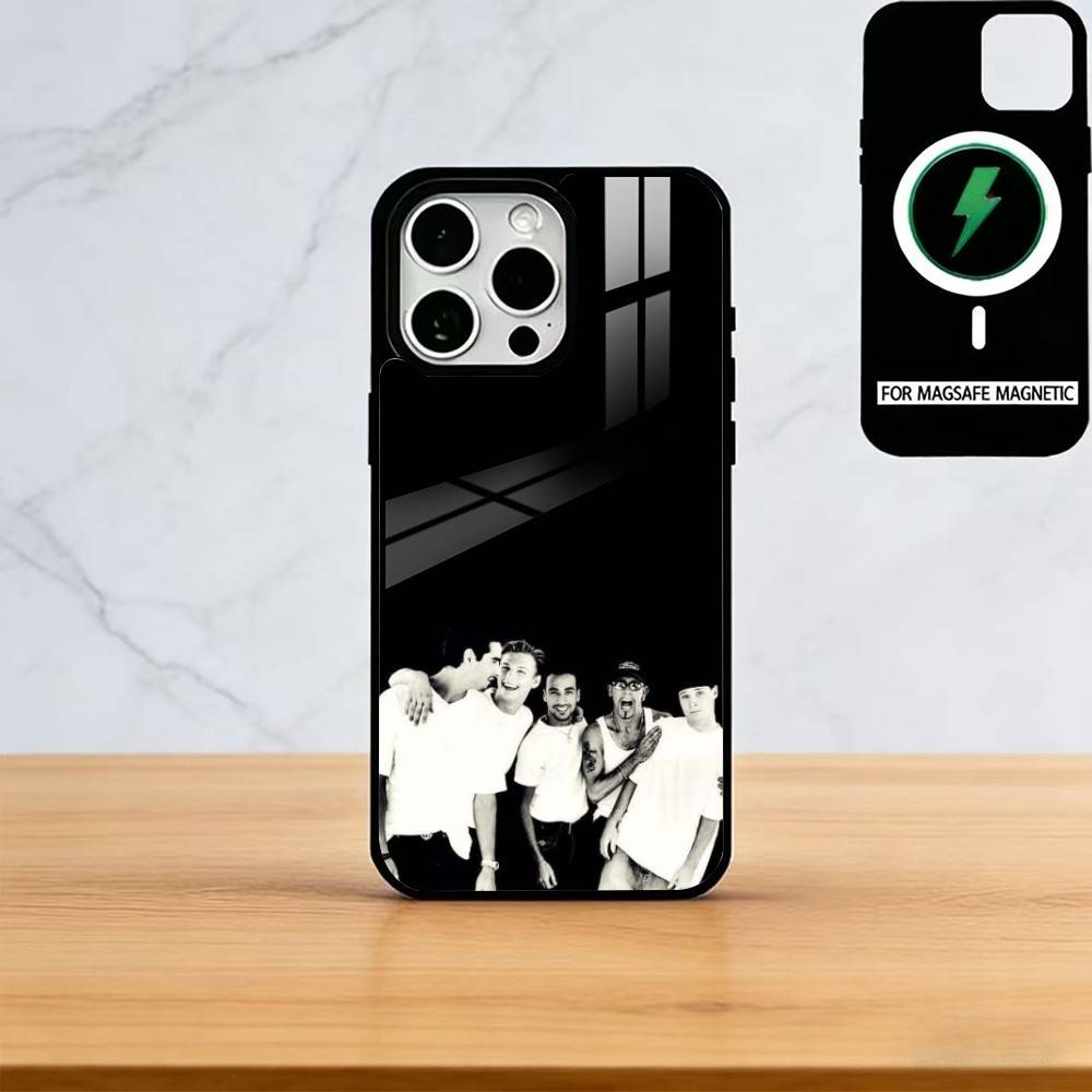 B-Backstreet Boys BSB Pouzdro na telefon Pro iPhone17,16,15,14,13,12,11 Plus,Pro Magnetické Pro Magsafe Bezdrátové nabíjení