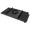 Bait Rolling Plate ABS Plastic Black Portable Lightweigh Fishing Bait Roll Board for Outdoor