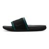 Nike NFL x OffCourt Slide Philadelphia Eagles 2022 Chaussures de Sport pour Homme Noir Sport-Teal Blanc DD0523-001