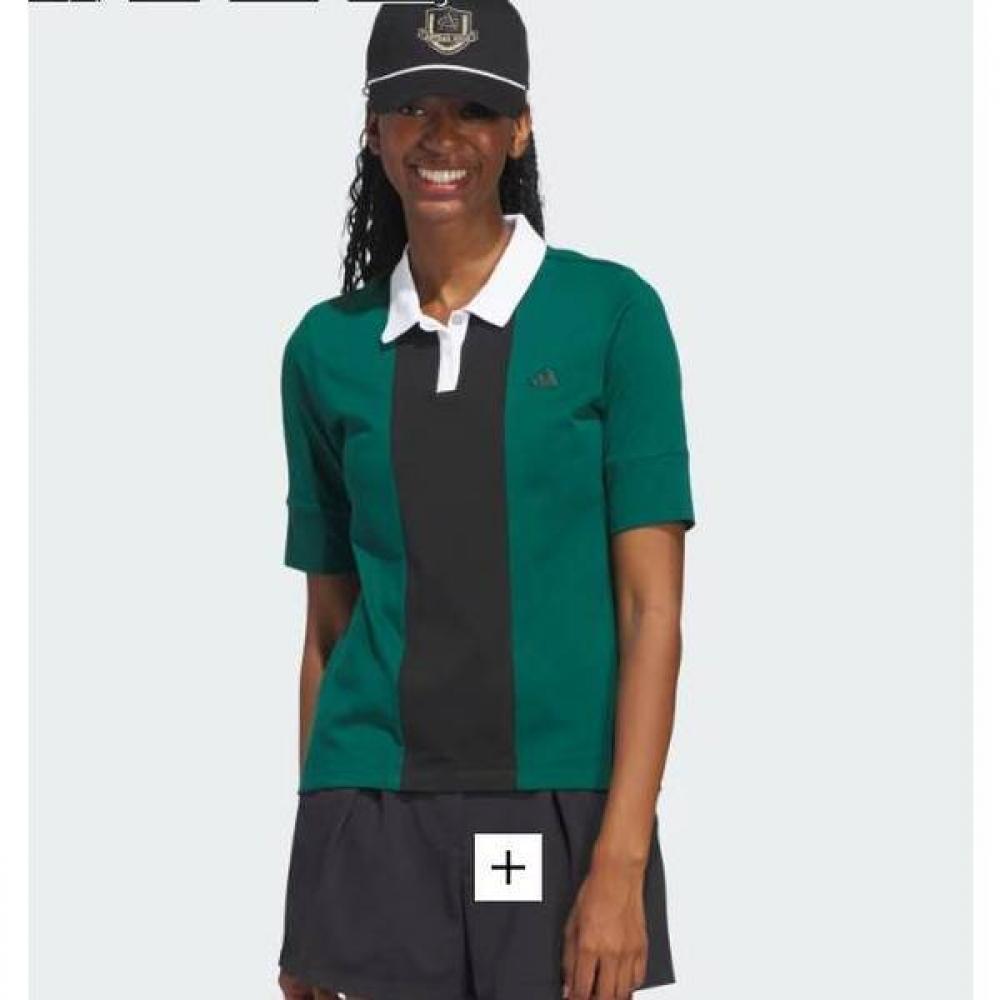 

AdidaS Golf Women S Goto Polo Shirt Ip8663 khaki black/XS