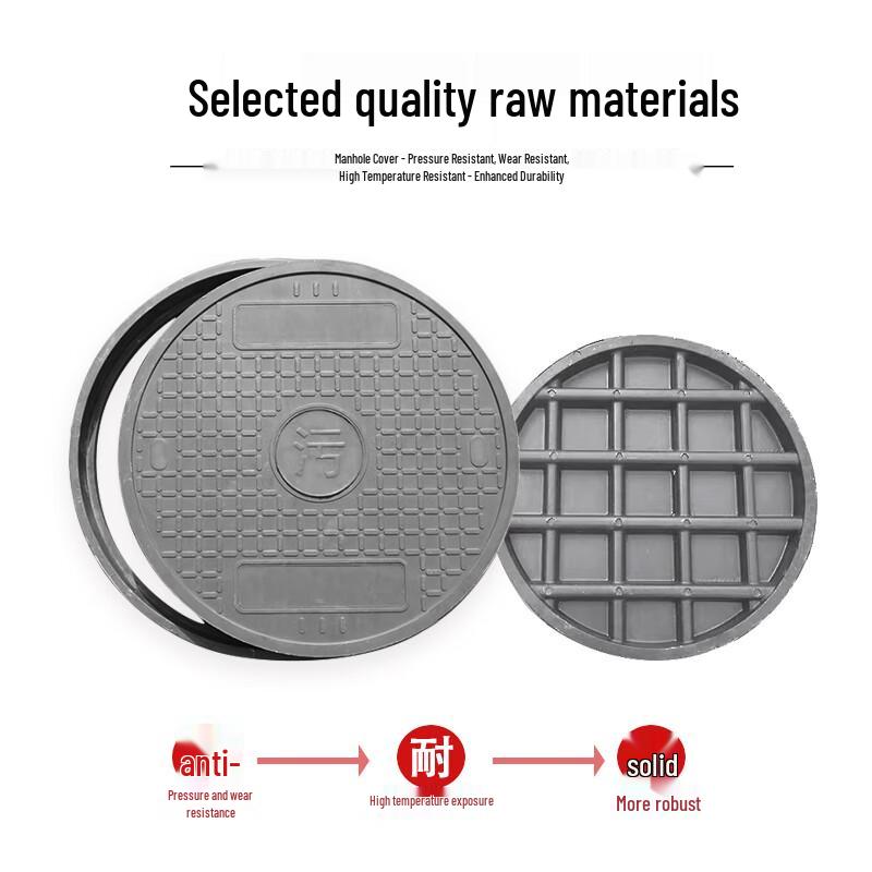 Miaoguagua Resin Composite Round Manhole Cover