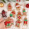 Gingerbread Man Ornaments Xmas Tree Hanging Pendant 2025 Merry Christmas Decorations for Home 2025 New Year Gift Navidad Noel
