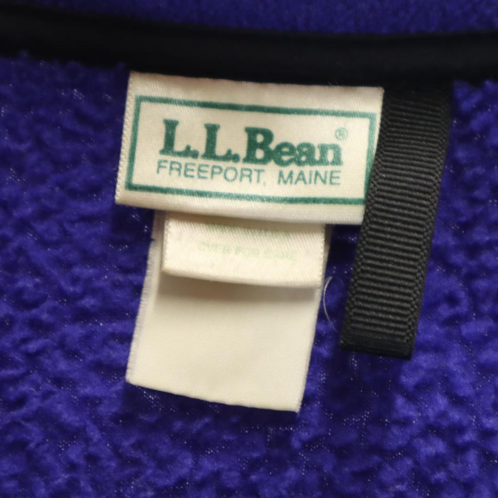 L.L.Bean 80s 90s Made in USA Old Fleece jacket S purple Outdoors Women Used