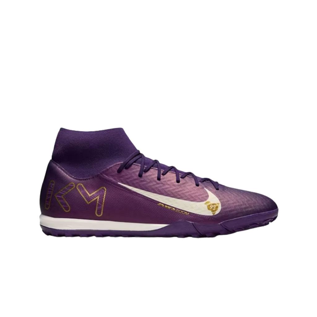 Kylian Mbappé x Nike Zoom Mercurial Superfly 10 Academy TF Grand Purple Sneakers Unisex Avorio Pallido FQ8333-500