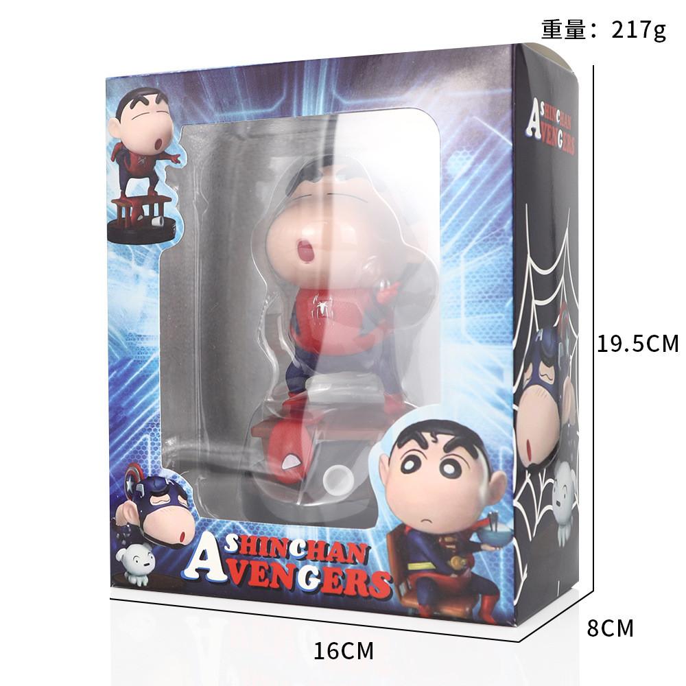 Unique Shinchan Crayon Anime Figures In Vibrant Colors Perfect For Car Decoration And Collectibles