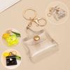 Transparent Mini Coin Purse Keychain Bag Charm Handbag Design Coin & Earphone Holder Novelty Miniature Purse Keychain