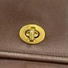 Very Good COACH Shoulder Bag Old Coach Rambler Turnlock Flap Brown Women 9061 Used