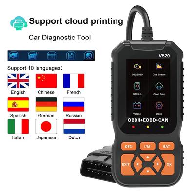 Auto Engine System Lifetime Free Professional OBD2 Scanner Car Diagnostic Tool Automotive DTC Lookup Code Reader