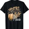 Baseball Nana Léopard Fête des Mères pour hommes femmes garçons filles T-Shirt