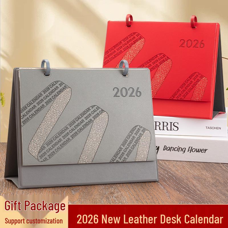 2026 Jahr des Pferdes Tischkalender: Kreativer Selbstdisziplin-Planer & Desktop-Ornament Geschenkset