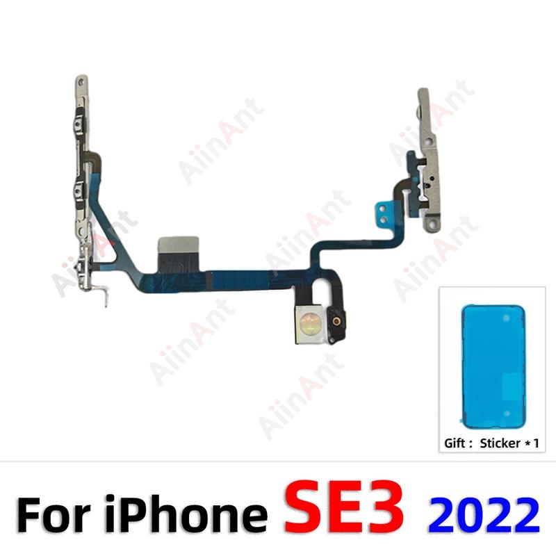 Power Volume Buttons FlashLight Power Flex Cable For iPhone 11 Pro X XR Xs Max 5s SE 6s 7 8 Plus SE 2 3 2020 2022 With Sticker