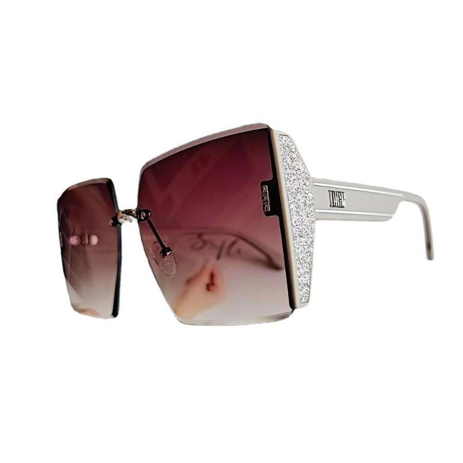 Sunglasses Women's High End Feeling Insyear Sun Protection and Ultraviolet Rays Large Face Slimming Sunglasses