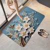 3D Floral Bathroom Floor Mat Household Floor Mat Absorbent Quick Drying Anti Slip Mat
