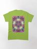 Pentangle Pastel Shades Multicolored Kaleidoscope Pentangle Pattern 12 Classic T-Shirt