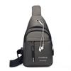 New men's breast bag men's fashion shoulder bag men's and women's sports and leisure chest messenger bag