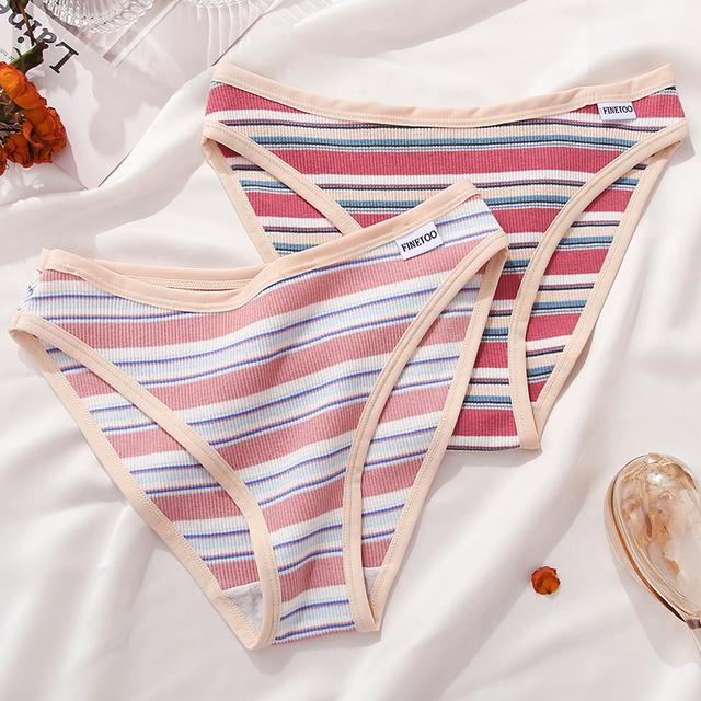 

Жіноча бавовняна нижня білизна FINETOO сексуальна білизна Плюс розмір Труси із середньою талією Сексуальні трусики Бавовняні жіночі трусики Нижня білизна XL