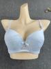 1011 new underwear women gather lace bra upper support medium mold cup close breast anti-sagging underwear