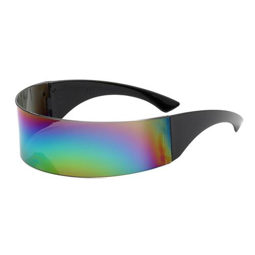 Futuristic Wrap Around Sunglasses Men Costume Glasses Mask Novelty Glasses Halloween Party Party Supplies Decoration