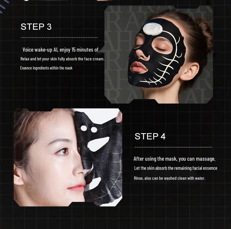 AI Microcurrent Conductive Beauty Mask: Lifting, Tightening, Hydrating, Rejuvenating Skincare Technology for Professional Use.