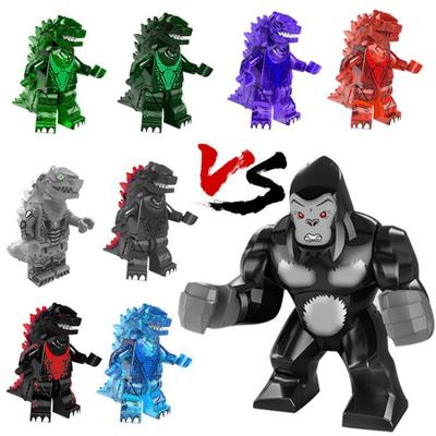 King Kong Vs Godzilla 8 Mechanical Godzilla Opp Bagged Children'S Building Block Toy Figurine Ornament