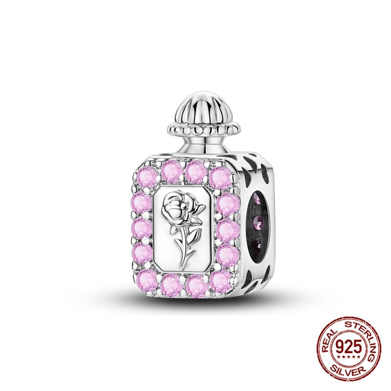 Compatible With Charm Bead Components Designed For Pandora Authentic Original Bracelets Do It Yourself Charming Women's Perfume Bead Component Copper